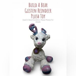 Build-A-Bear Glisten Reindeer Plush – Holiday Collection